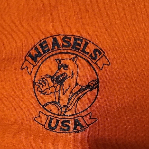 Soffe Orange Short Sleeve Henley Tee - Picture 3 of 7